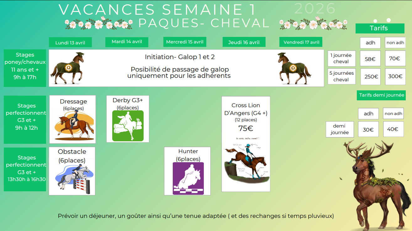 Stage paques 2026 s1 cheval